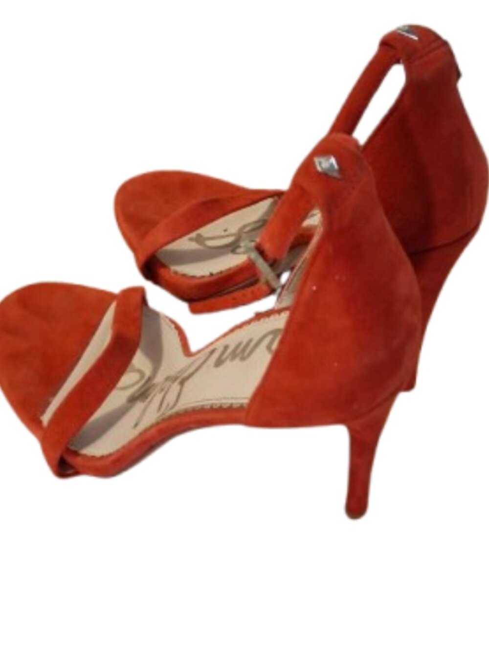 Sam Edelman Eleanor Red Suede Sandals